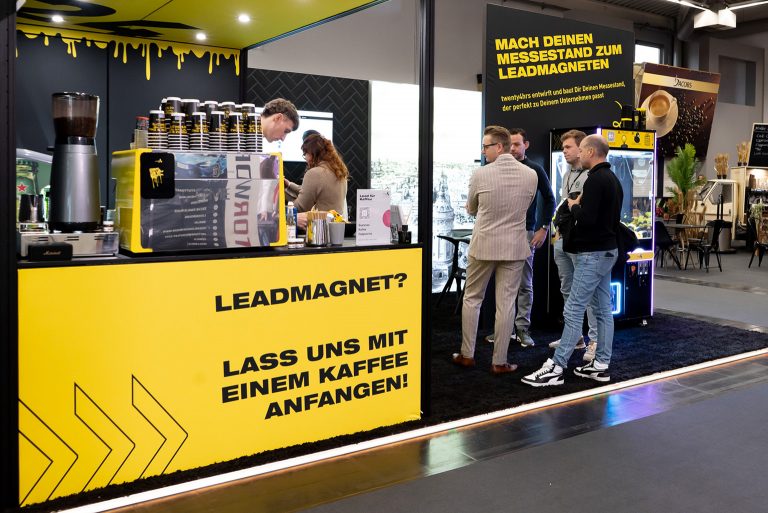 Mach deinen Messestand zum Besucher-Magneten.